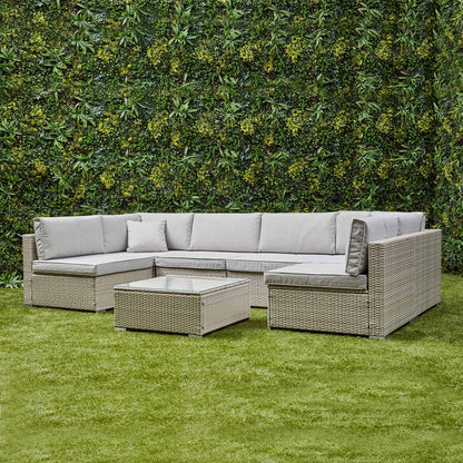 Eden U Shape Corner Sofa Set