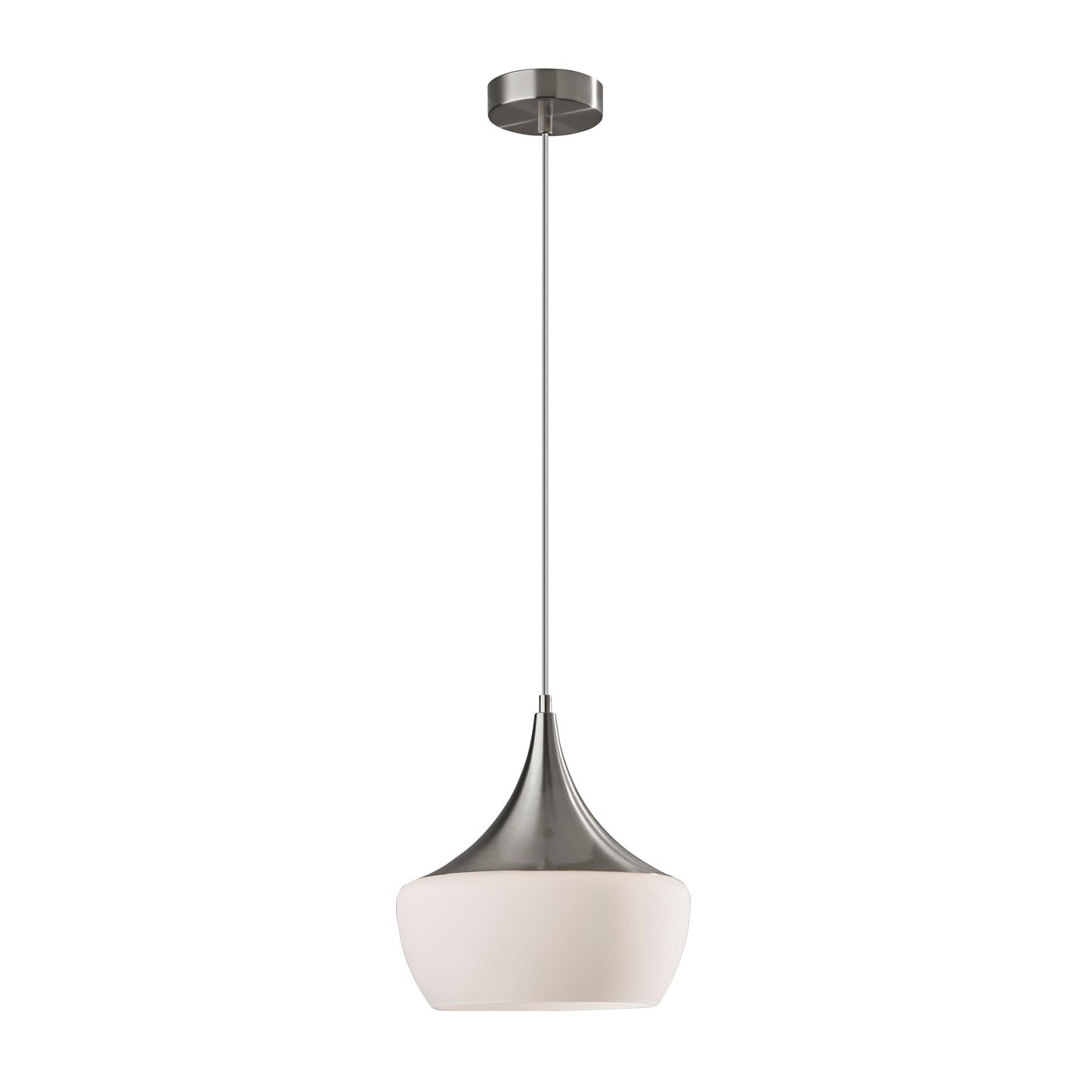 Adesso Black or Steel Eliza Pendant Lamp