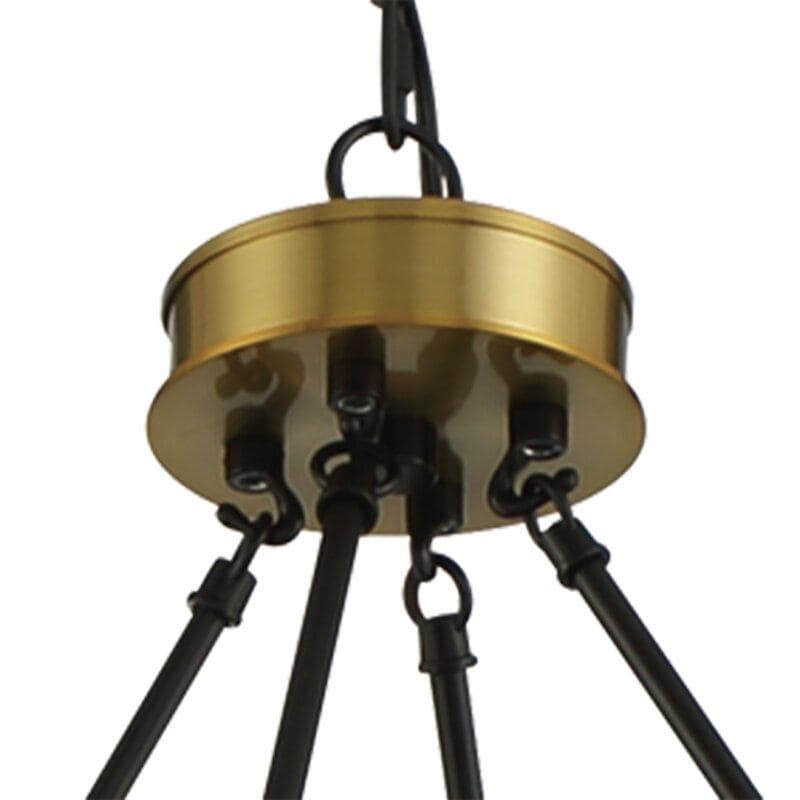 Acroma 12-light Farmhouse 40In Wagon Wheel Chandelier with UL - 40'' D x 138'' H