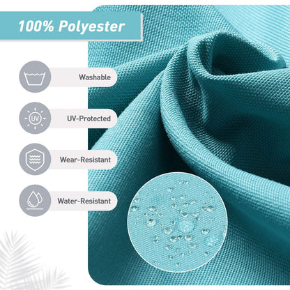 Aoodor Patio High Back Chair Cushions Set of 4, 46x21x4 Inches(Only Cushions)