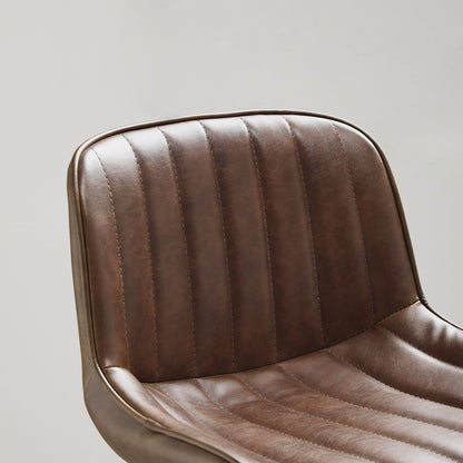 Art Leon Adjustable Height Swivel Barstool, Set of 2