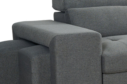 Calvin Sofabed Grey Universal Corner