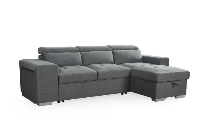 Calvin Sofabed Grey Universal Corner