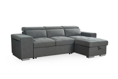 Calvin Sofabed Grey Universal Corner