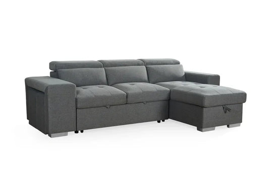 Calvin Sofabed Grey Universal Corner