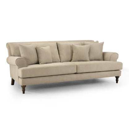 Aspen Sofa Beige 4 Seater