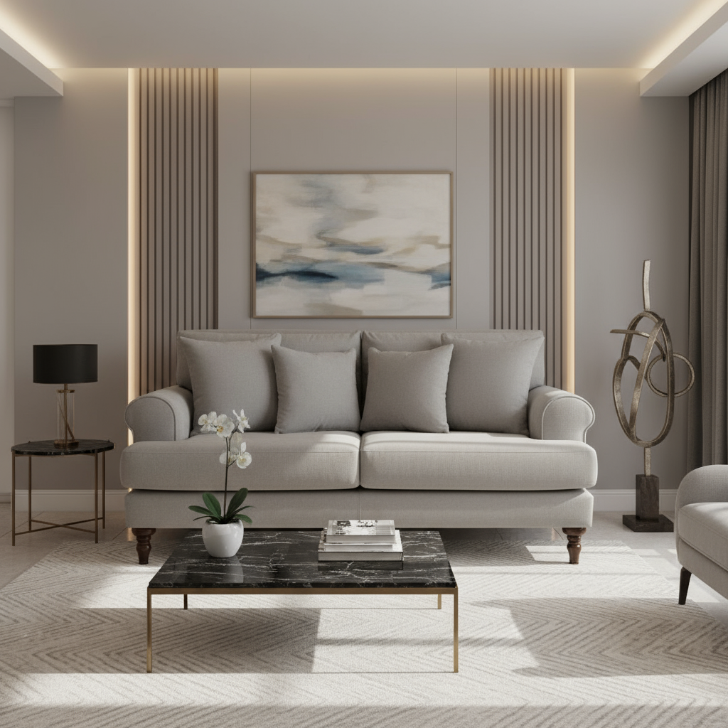 Aspen Sofa Grey 2 Seater