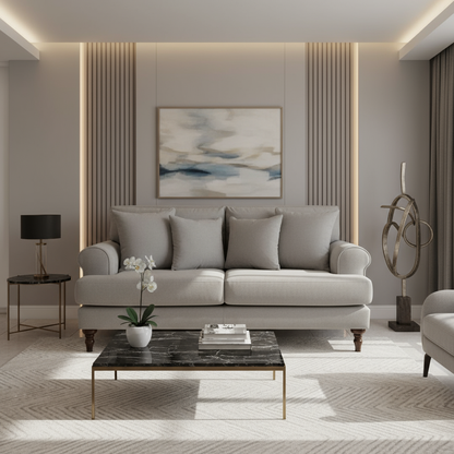 Aspen Sofa Grey 2 Seater