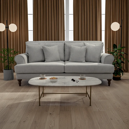 Aspen Sofa Grey 3 Seater