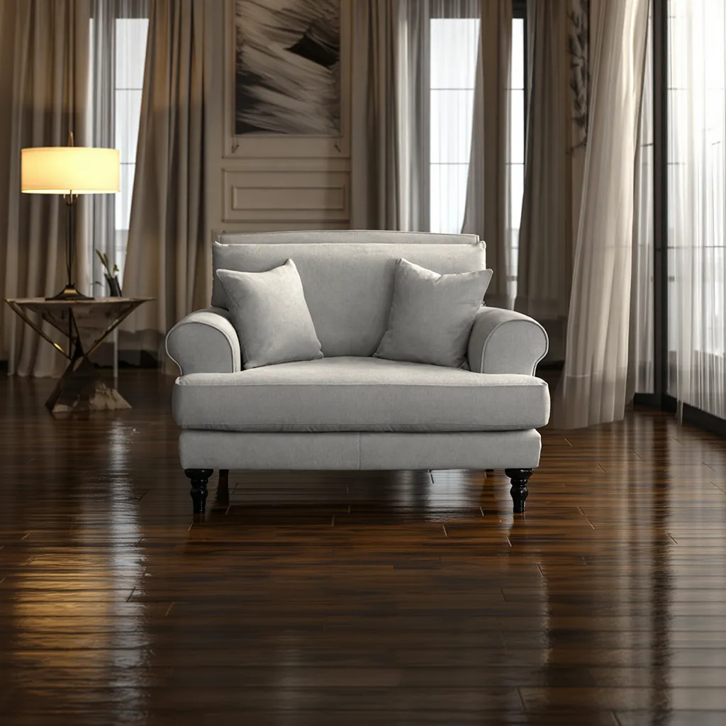 Aspen Sofa Grey Armchair
