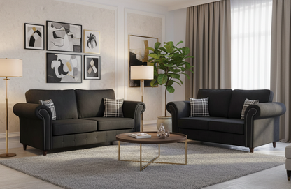 Atlanta Sofa Charcoal 3+2 Set