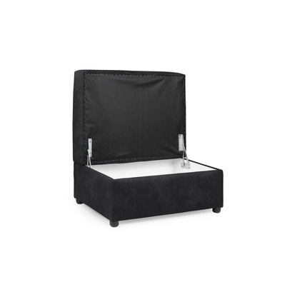 Atlanta Sofa Charcoal Footstool