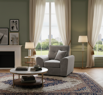 Atlas Sofa Grey Armchair