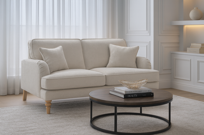 Banks Sofa Cream 2 Seater