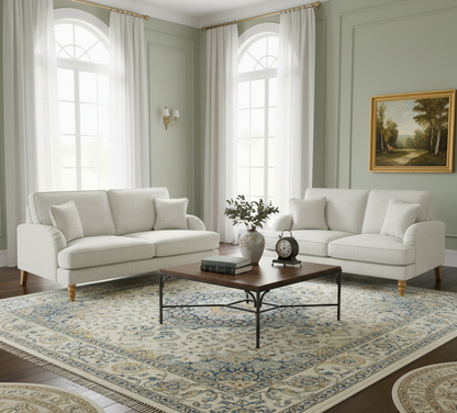 Banks Sofa Cream 3+2 Set
