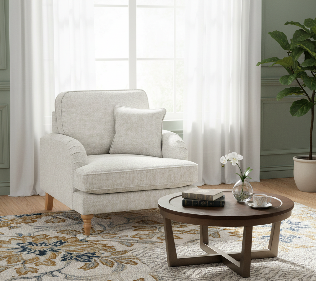 Banks Sofa Cream Armchair