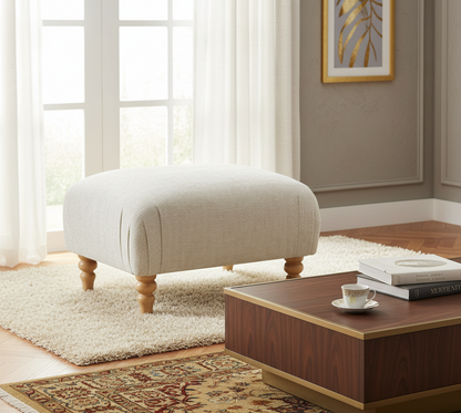Banks Sofa Cream Footstool