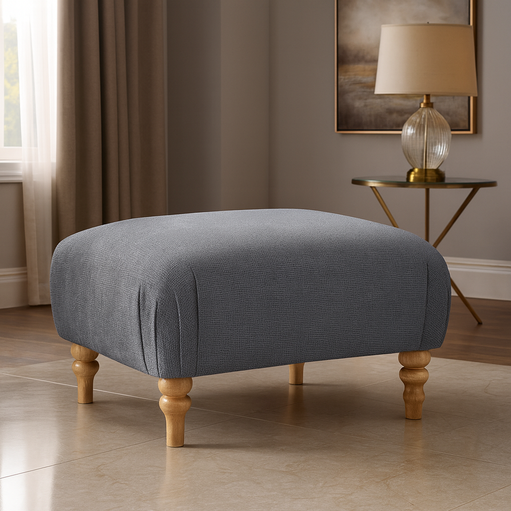Banks Sofa Slate Footstool