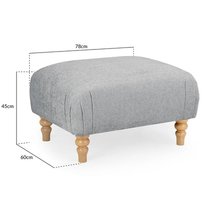 Banks Sofa Slate Footstool