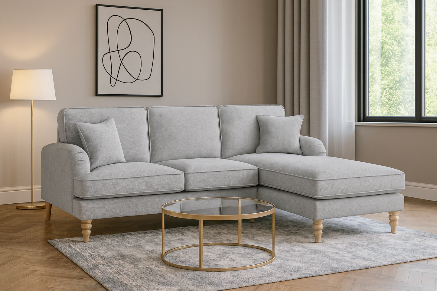 Banks Sofa Slate Right Hand Facing Corner