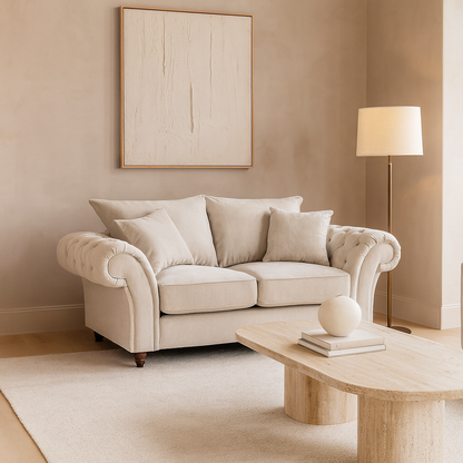 Berkshire Fullback Sofa Stone 2 Seater