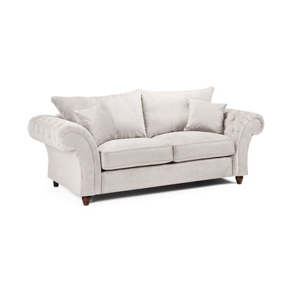 Berkshire Fullback Sofa Grey 3 Seater