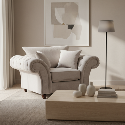 Berkshire Fullback Sofa Stone Armchair