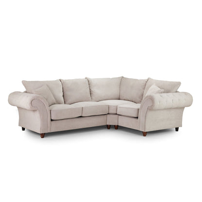 Berkshire Fullback Sofa Grey Right Hand Facing Corner