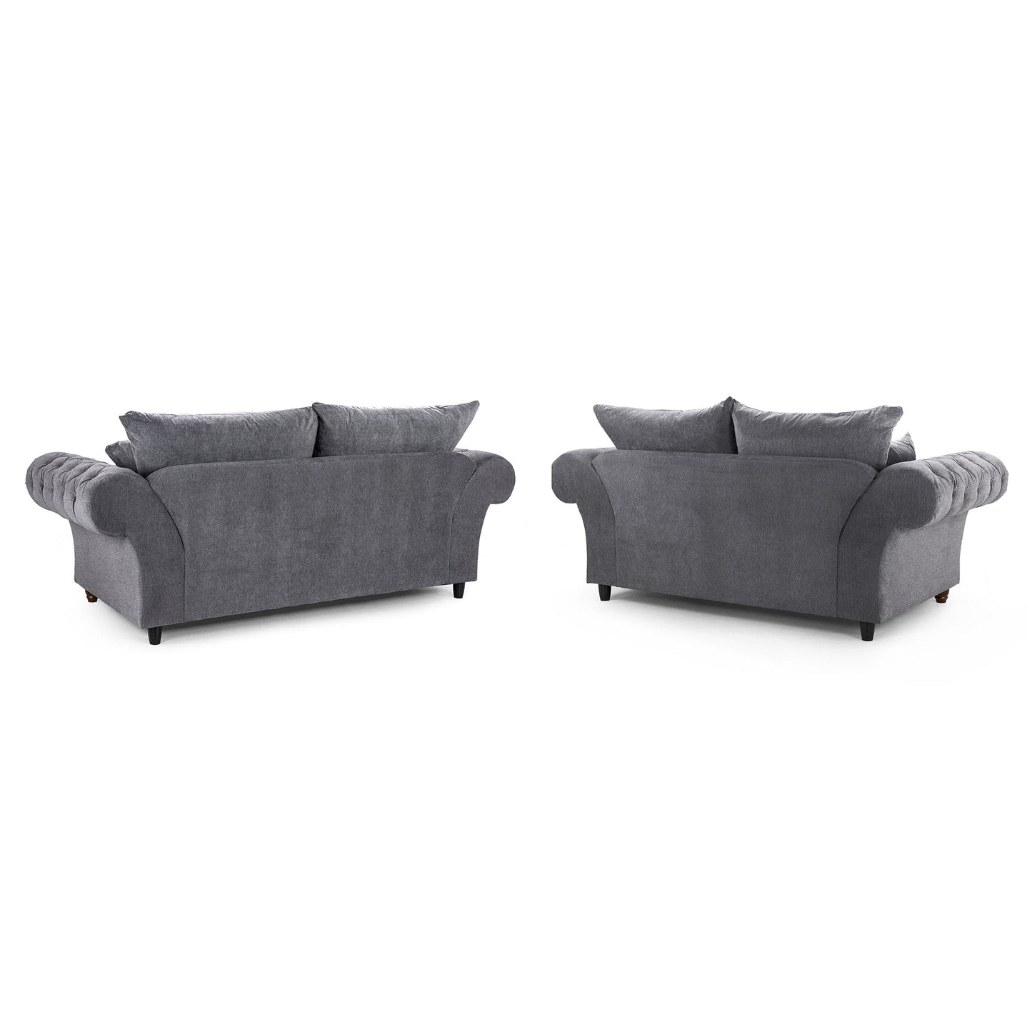 Berkshire Fullback Sofa Grey 3+2 Set