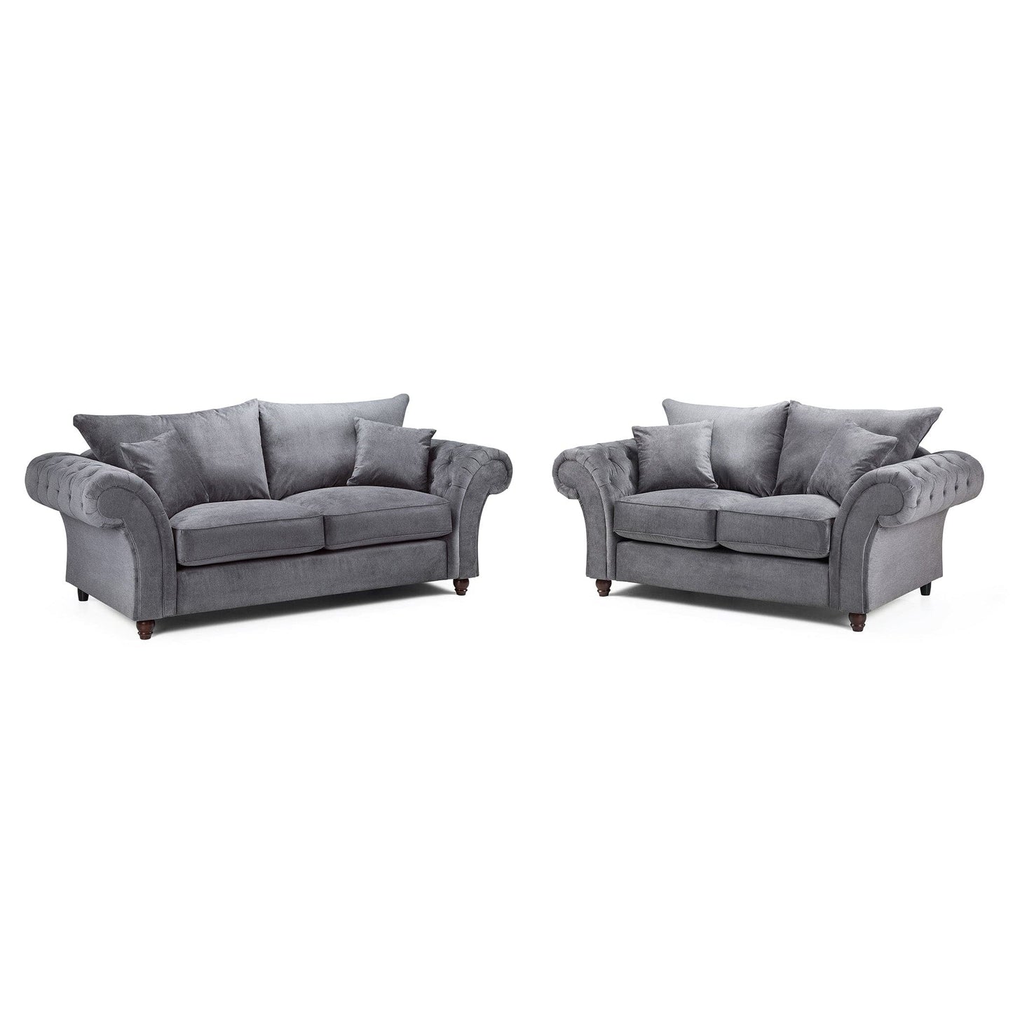 Berkshire Fullback Sofa Stone 3+2 Set