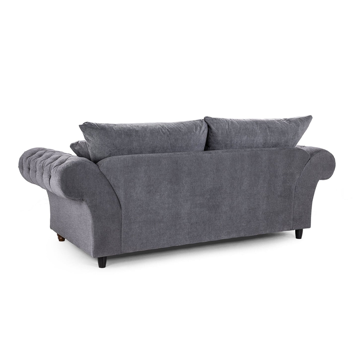 Berkshire Fullback Sofa Grey 3 Seater