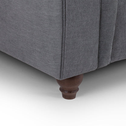 Berkshire Fullback Sofa Grey 3 Seater