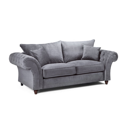 Berkshire Fullback Sofa Stone 3 Seater
