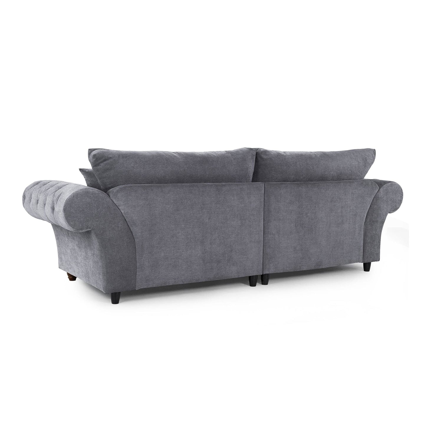 Berkshire Fullback Sofa Grey 4 Seater