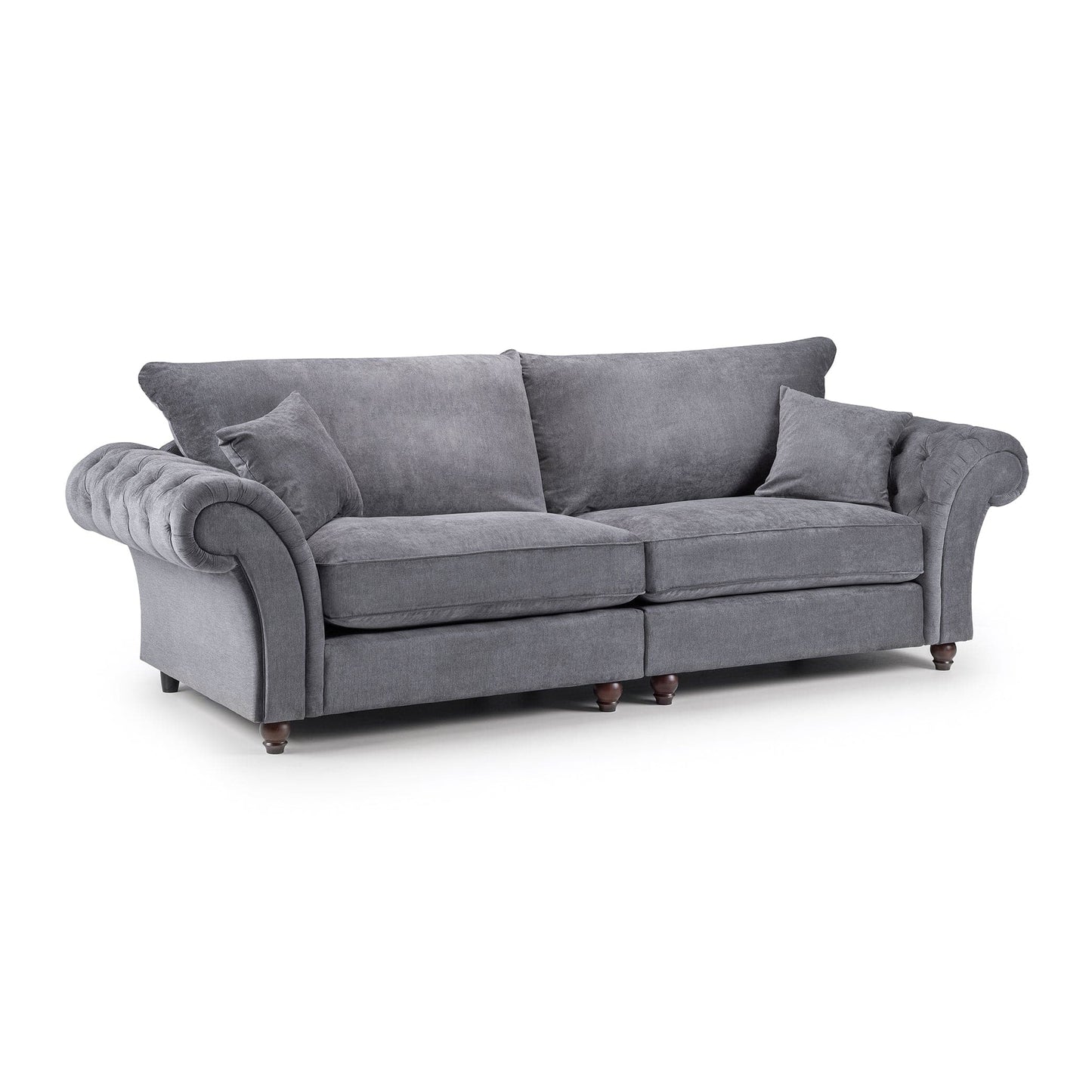 Berkshire Fullback Sofa Stone 4 Seater