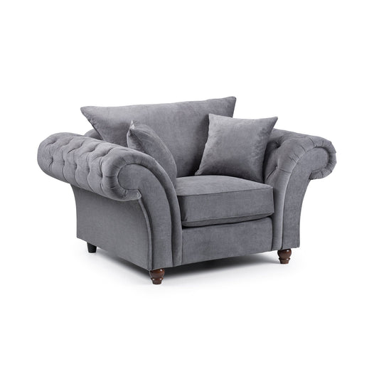 Berkshire Fullback Sofa Grey Armchair