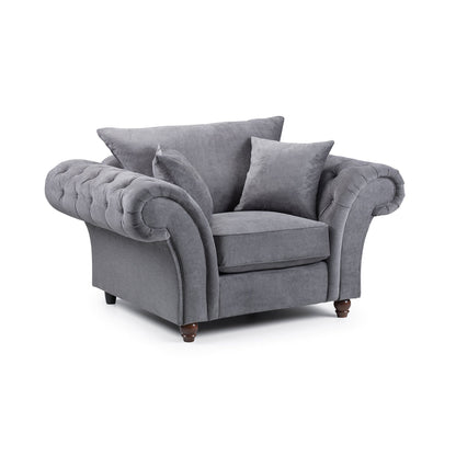 Berkshire Fullback Sofa Stone Armchair