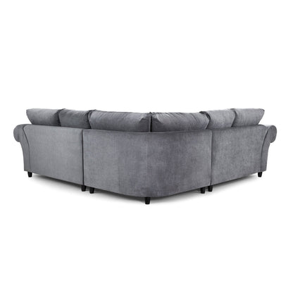 Berkshire Fullback Sofa Grey Large Corner