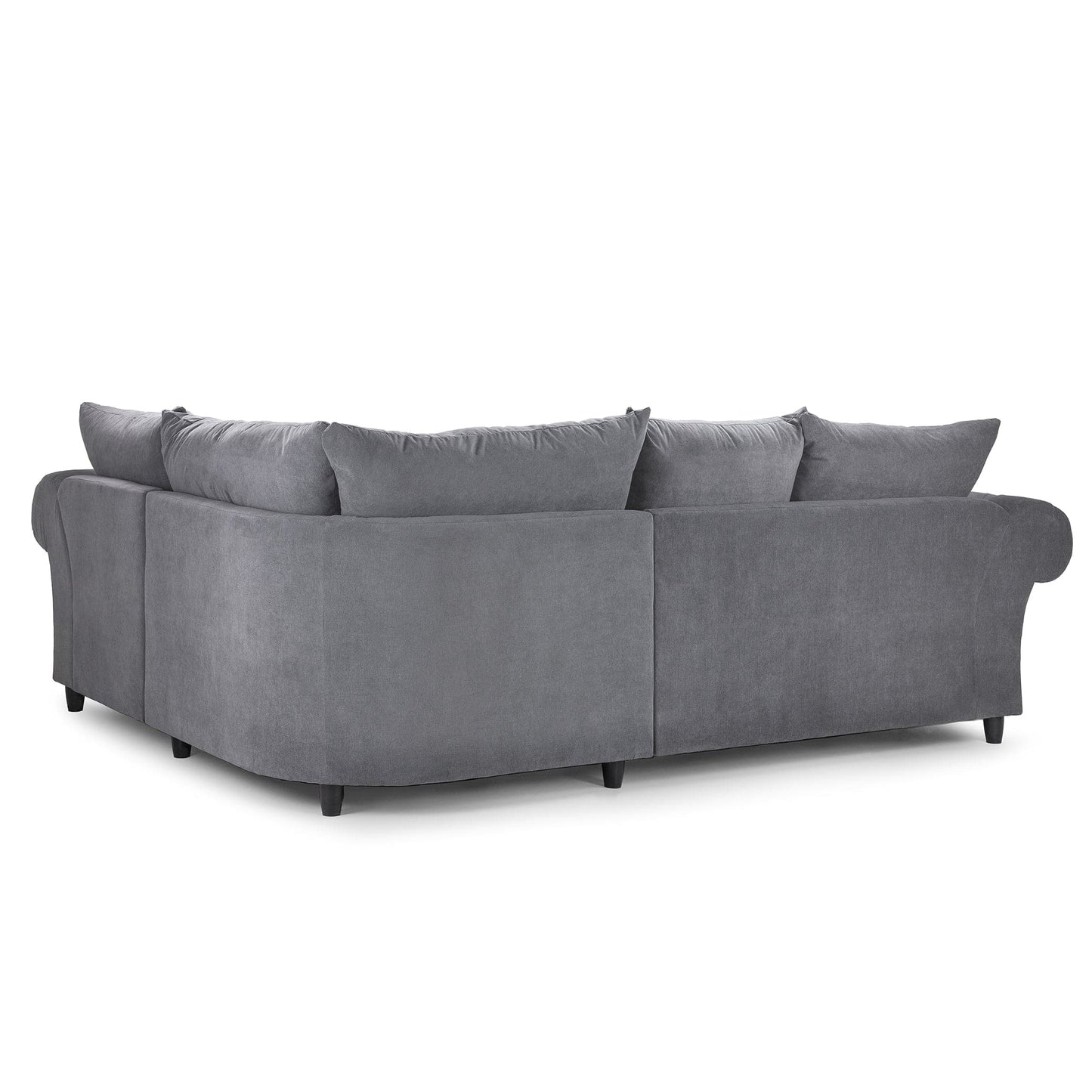 Berkshire Fullback Sofa Grey Right Hand Facing Corner