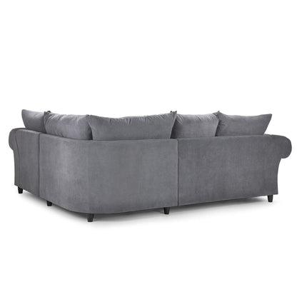 Berkshire Fullback Sofa Grey Right Hand Facing Corner