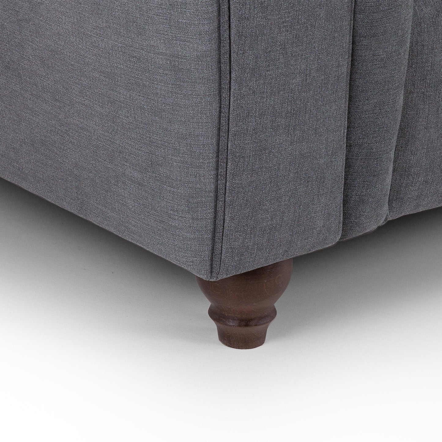 Berkshire Fullback Sofa Grey Right Hand Facing Corner