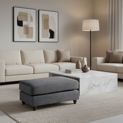 Berkshire Sofa Grey Footstool