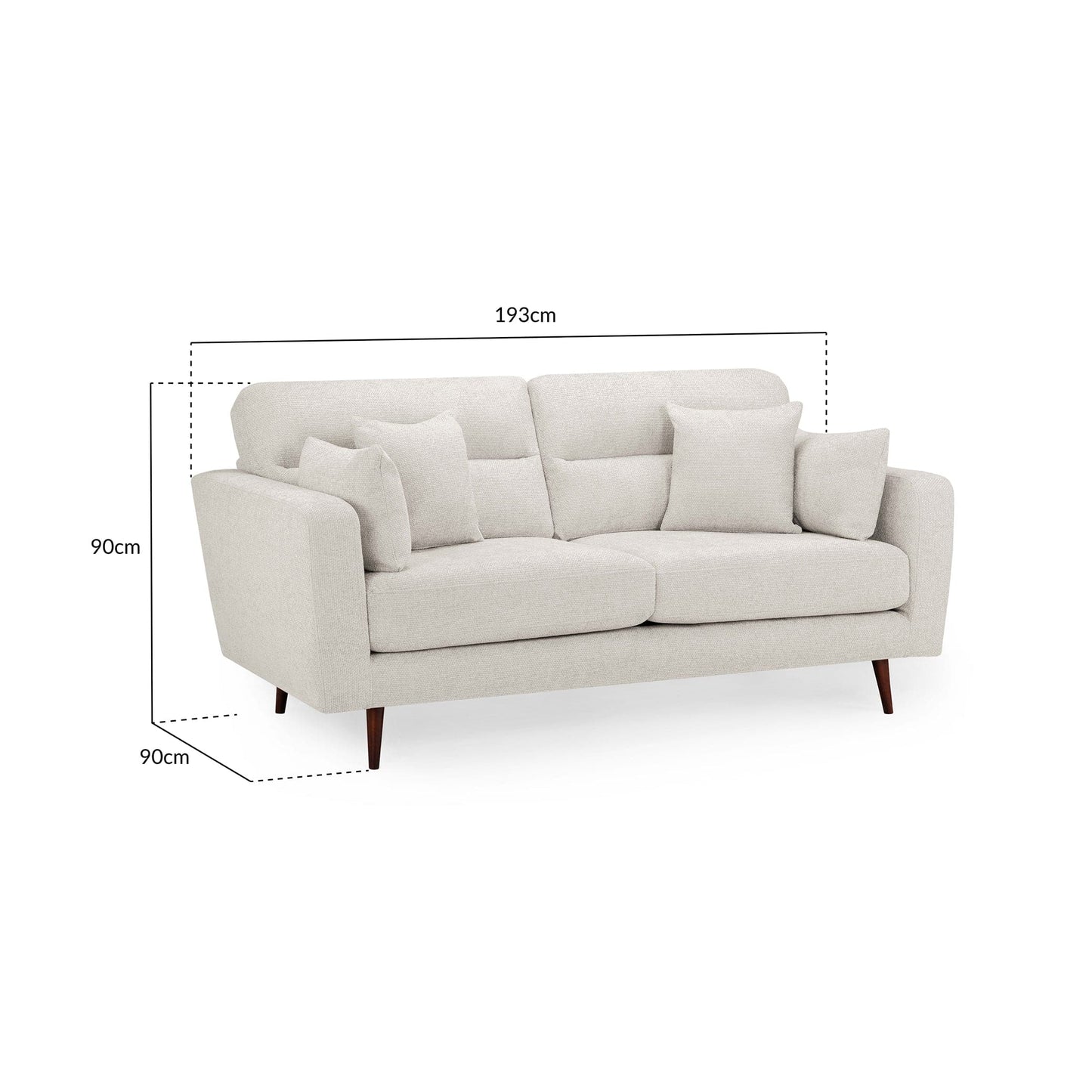 Chester Sofa Beige 3 Seater