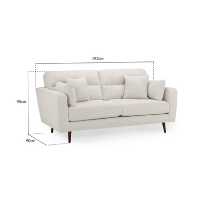 Chester Sofa Beige 3 Seater