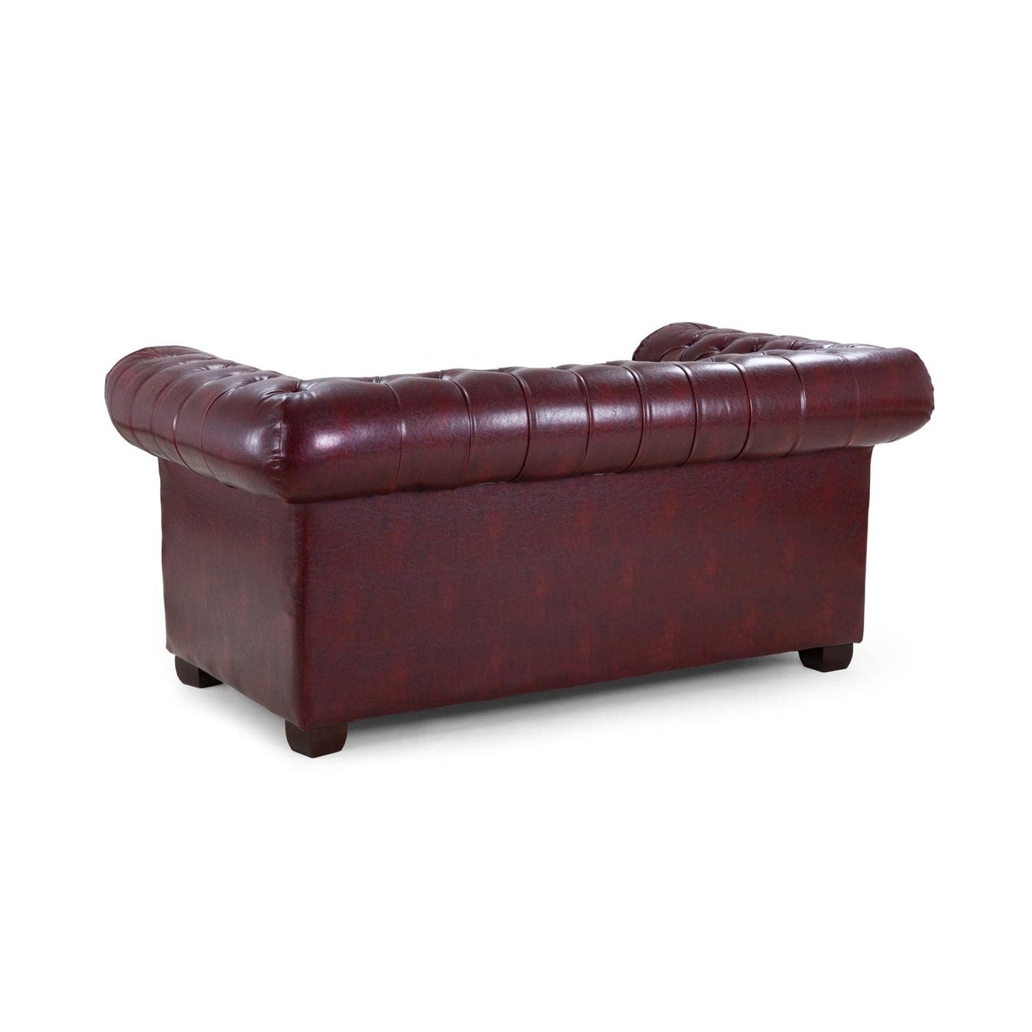 Chesterfield Sofa Oxblood Red 2 Seater