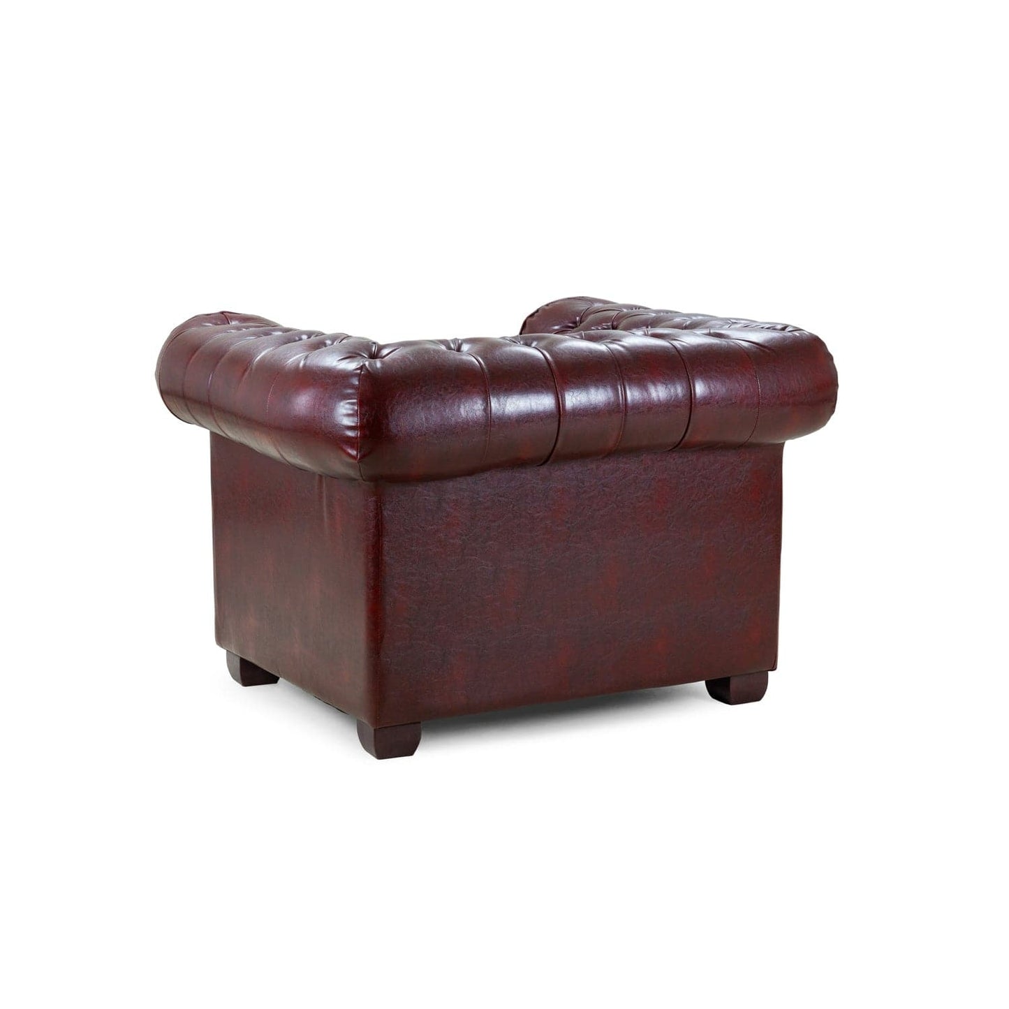 Chesterfield Sofa Oxblood Red Armchair
