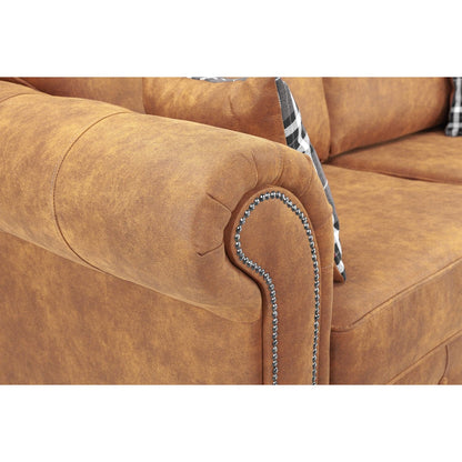 Atlanta Sofa Tan 3 Seater