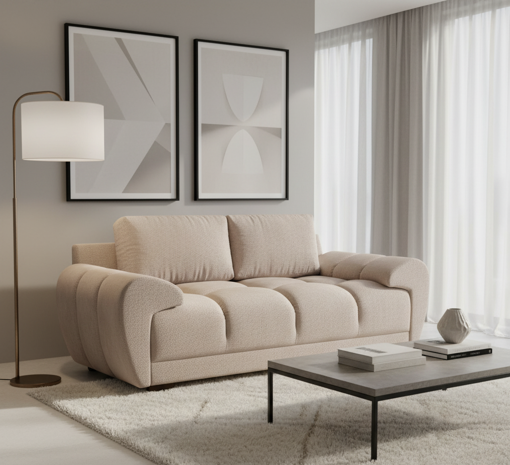 Devoke 2 Seater Sofa in Mocha