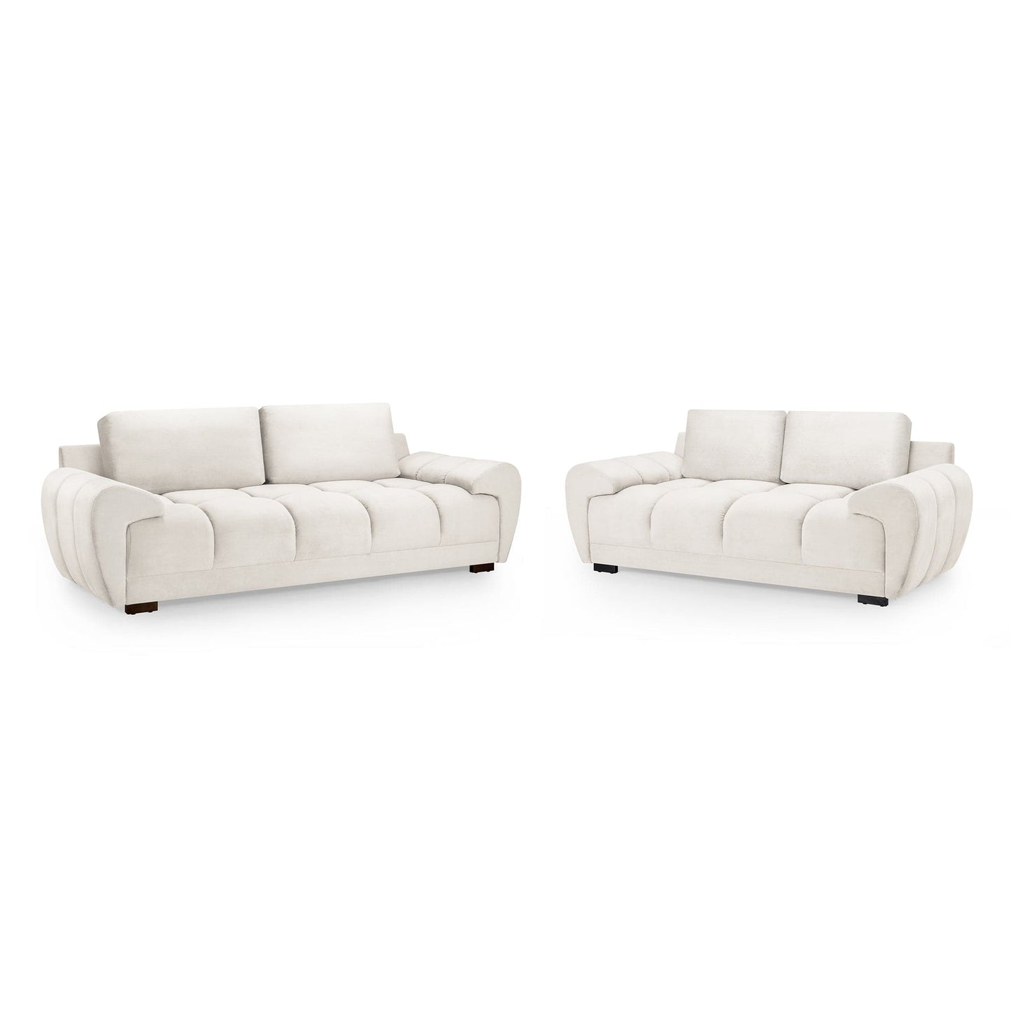 Devoke 3+2 Sofa Set in Mocha