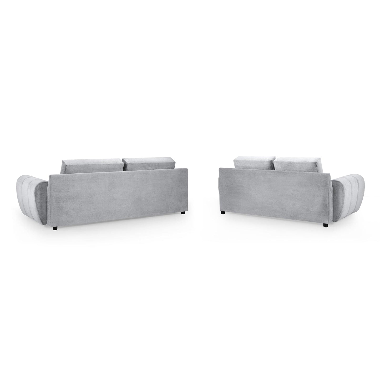 Devoke 3+2 Sofa Set in Grey